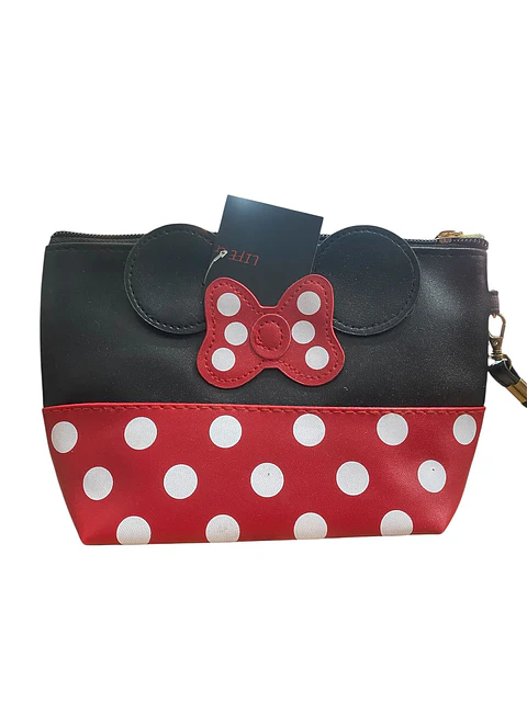  COSMETIQUERA DE MINNIE MOUSE CON LAZO