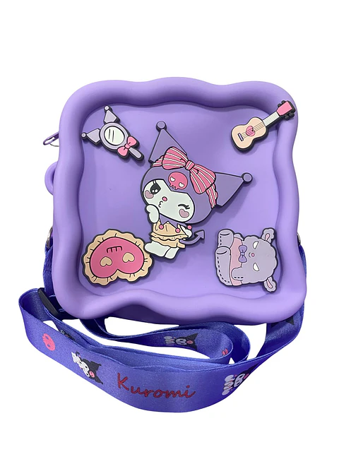 BOLSO DE SILICONA KUROMI