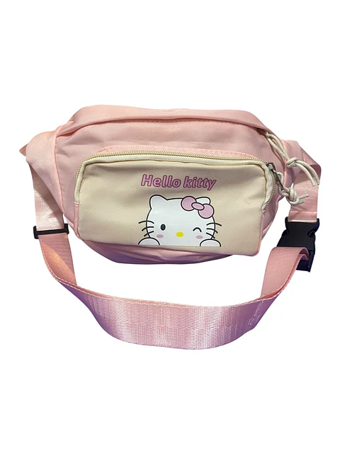 CANGURERA DE CINTURA BICOLOR HELLO KITTY