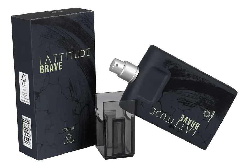 Perfume Para Hombre Hinode Lattitude Brave Deo Cologne,100ml 1