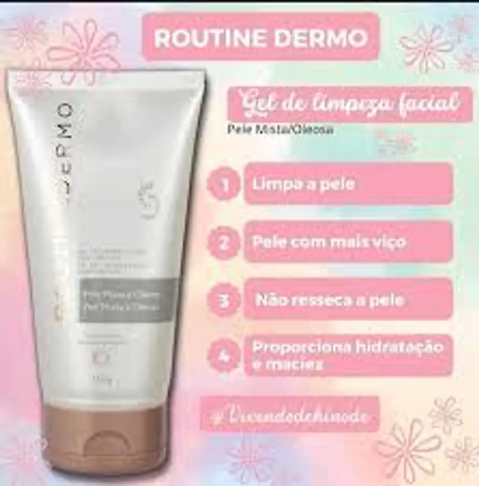 Gel HND De Limpieza Facial Equilibrante Routine Dermo Piel Mixta a Grasa 150g Hinode 3