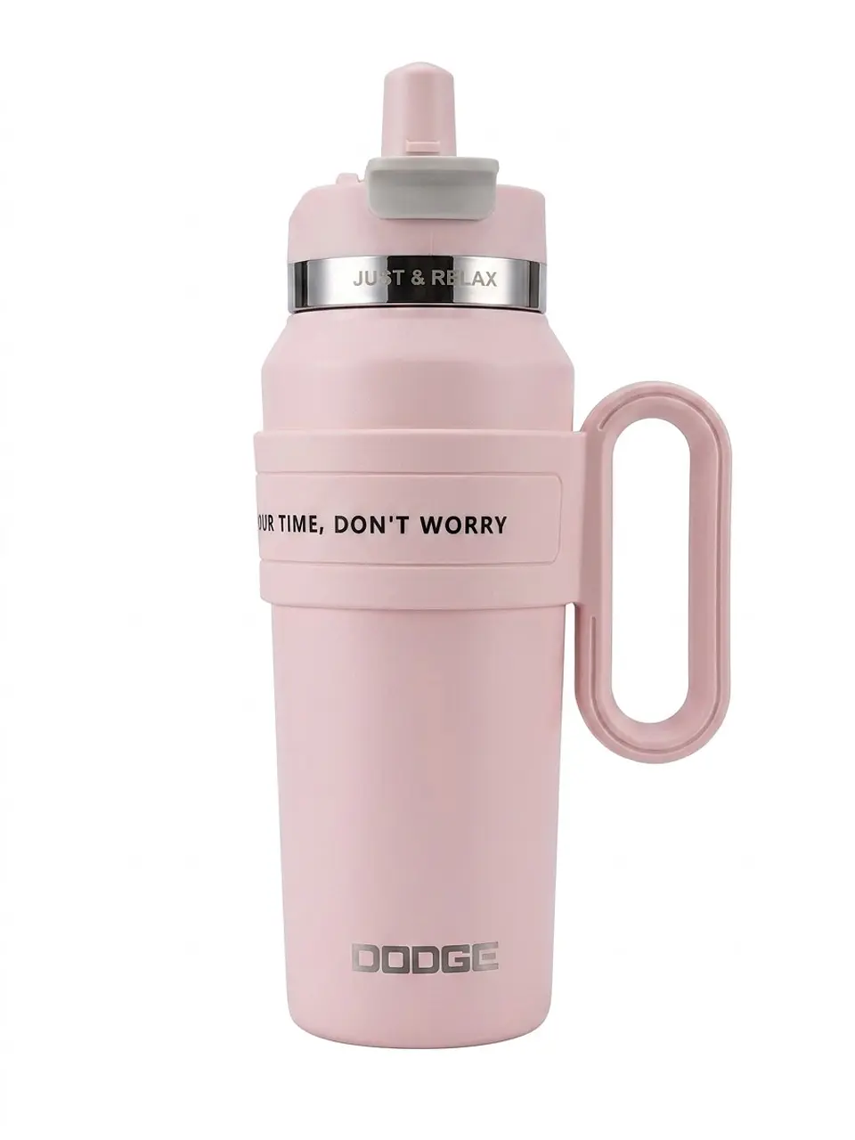 TERMO DODGE SPORT - EDICIÓN ROSE PASTEL CON ASA Y MOTIVACIÓN 1