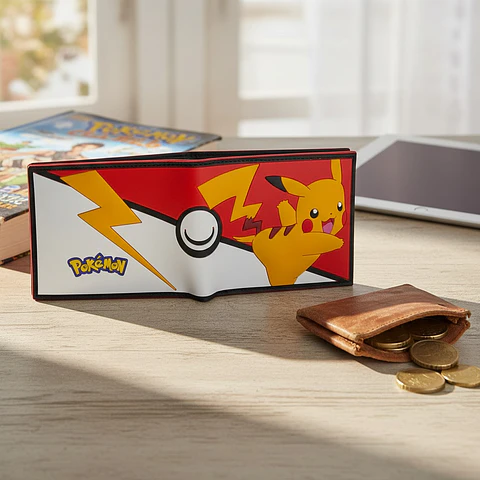 BILLETERA DE POKÉMON - EDICIÓN PIKACHU & POKÉBOLA 3D