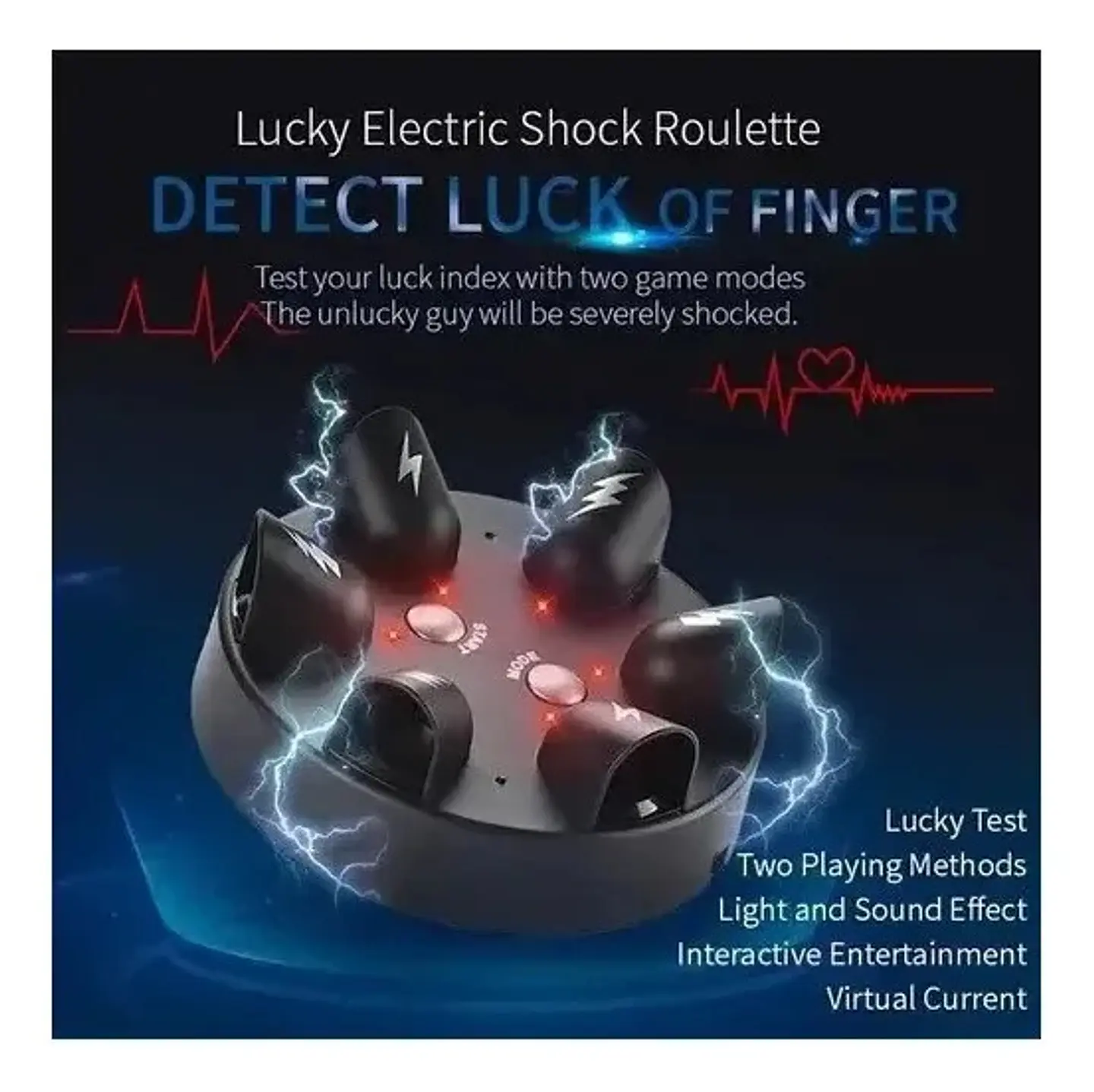 JUEGO DE MESA AMAZING ROULETTE – SHOCK ELÉCTRICO DE SORPRESA PARA FIESTAS Y REUNIONES 2