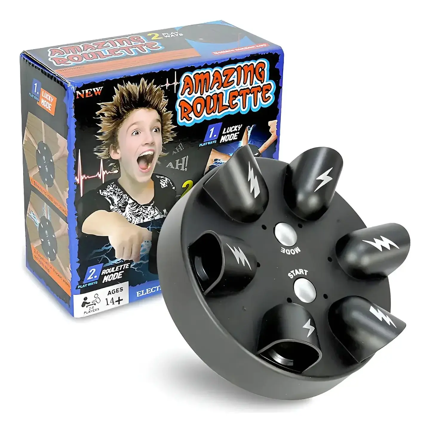 JUEGO DE MESA AMAZING ROULETTE – SHOCK ELÉCTRICO DE SORPRESA PARA FIESTAS Y REUNIONES 1