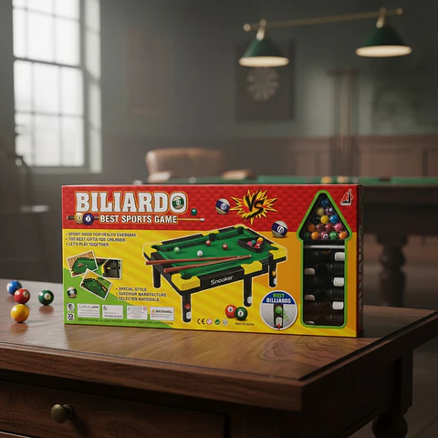 JUEGO DE MESA MINI BILLAR SNOOKER