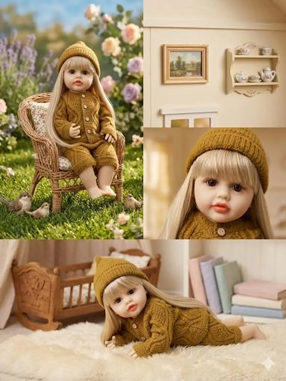 MUÑECA REALISTA CHIMI DOLL ROPA CAFE 2