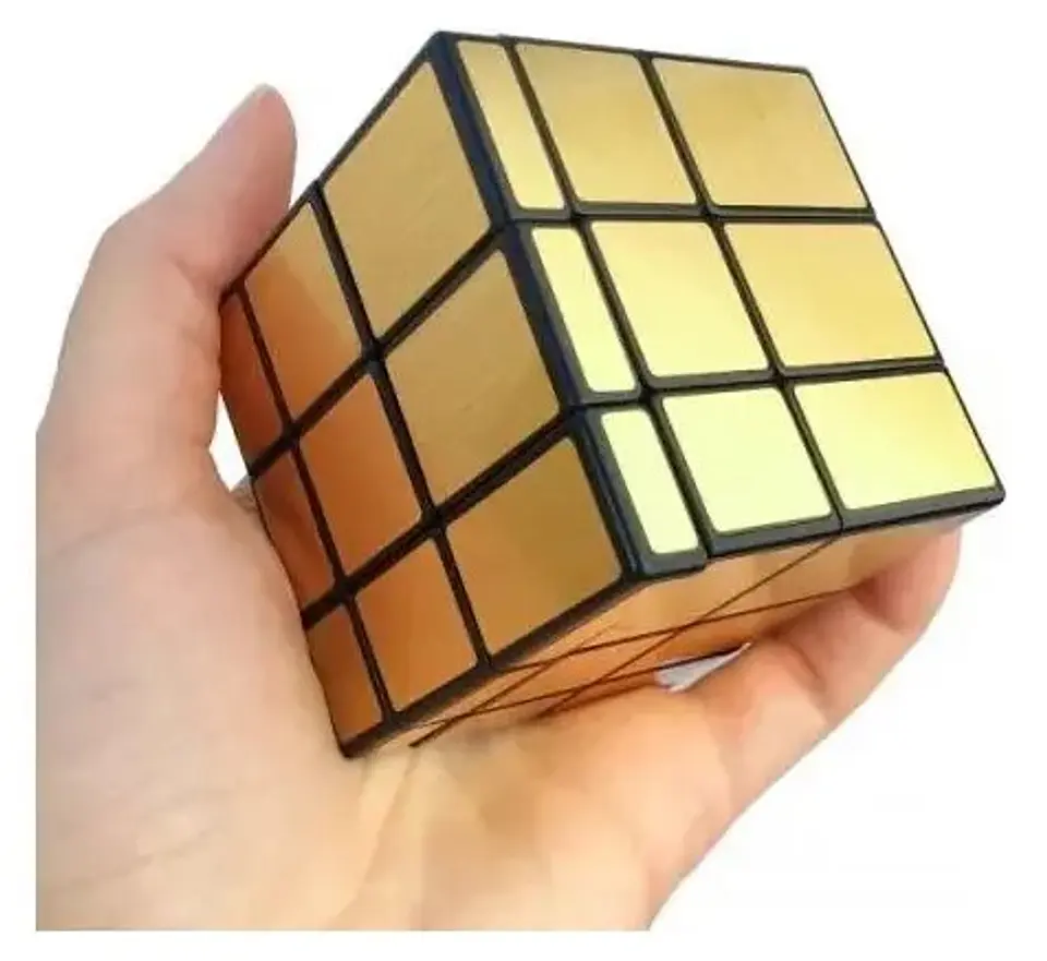 CUBO RUBIK CUBE DORADO 3