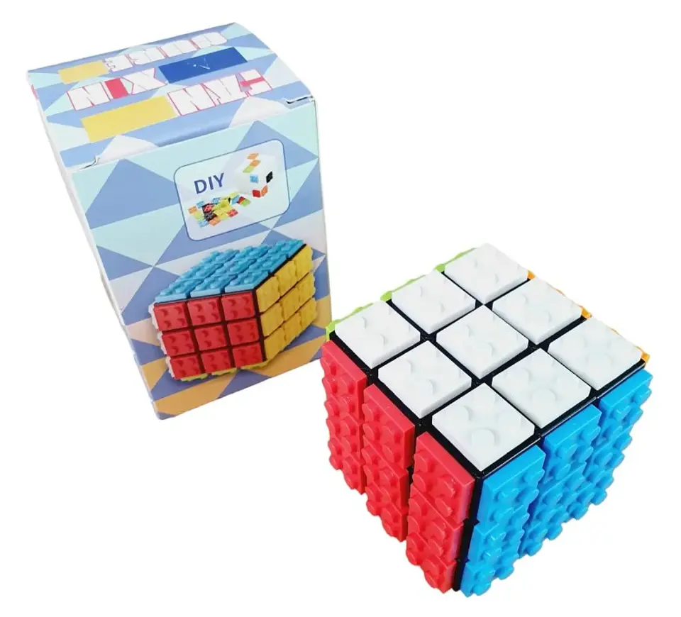 CUBO RUBIK FICHAS 3X3 FANXIN PARA ENCAJAR 2