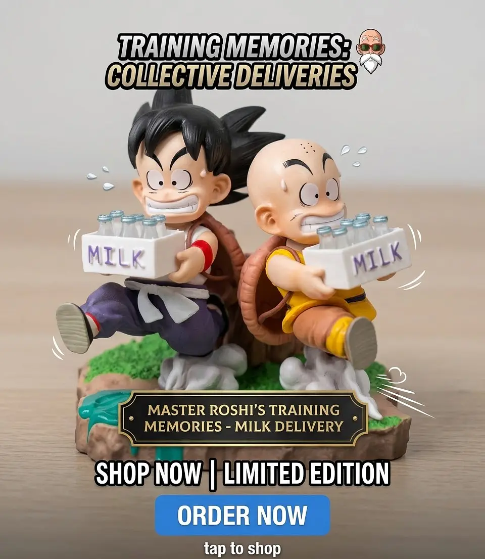 GOKU KRILIN LECHE DRAGON BALL 2