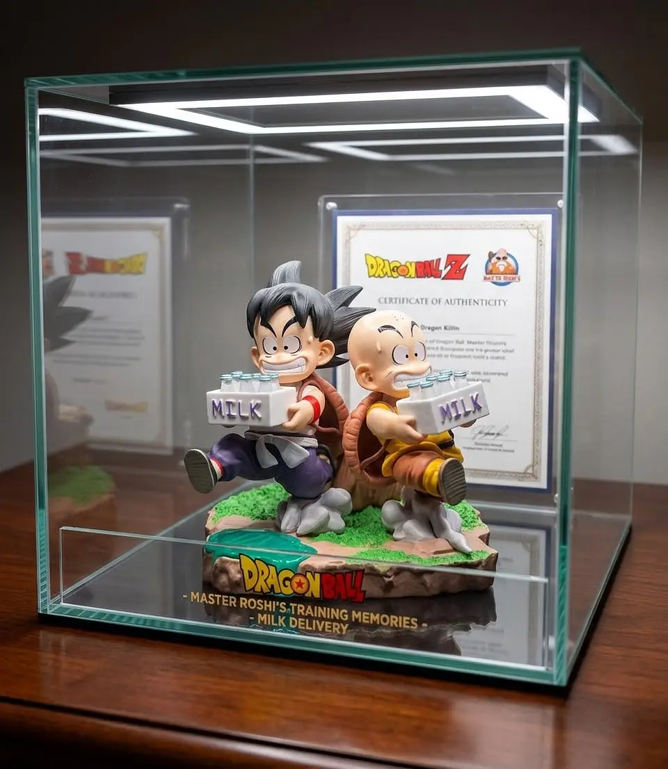 GOKU KRILIN LECHE DRAGON BALL 3