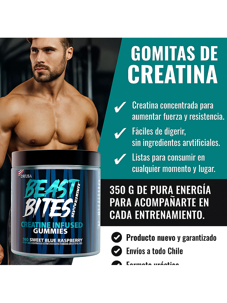 Creatina BEAST BITES 3