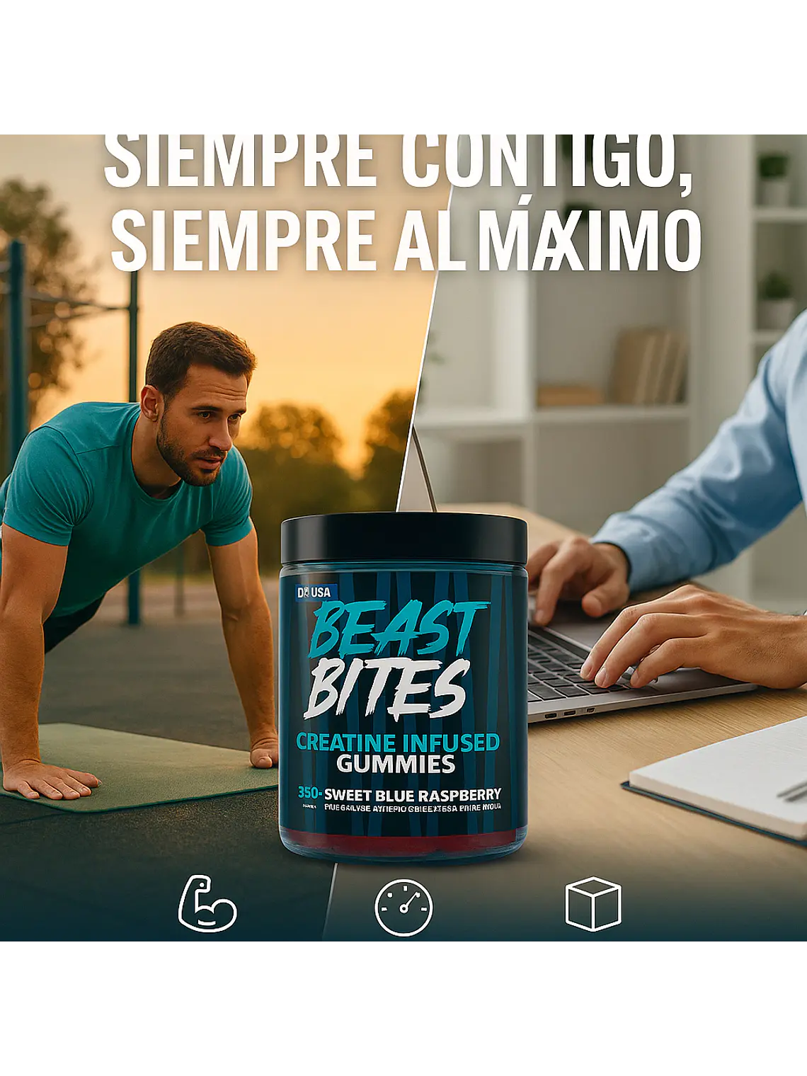 Creatina BEAST BITES 4