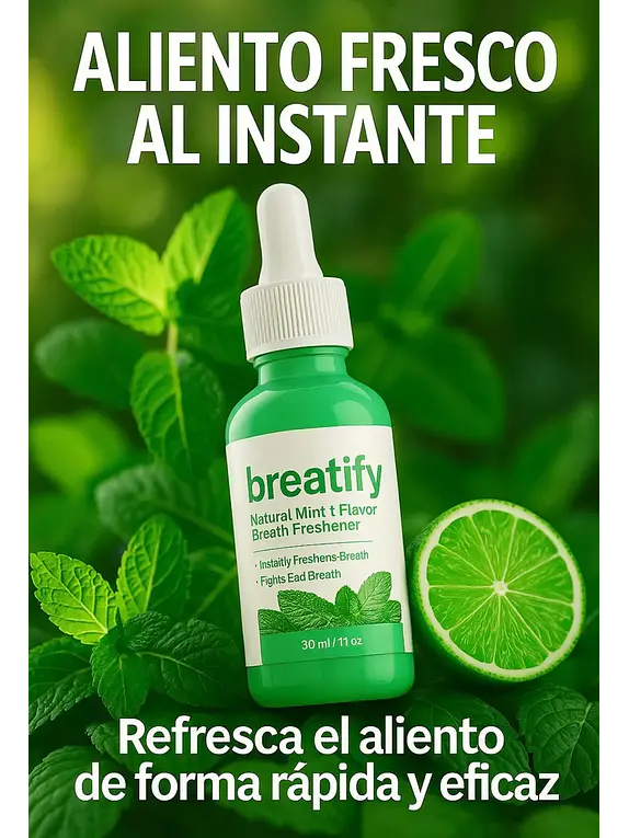 Breatify Gotas Refrescantes para el Aliento 6