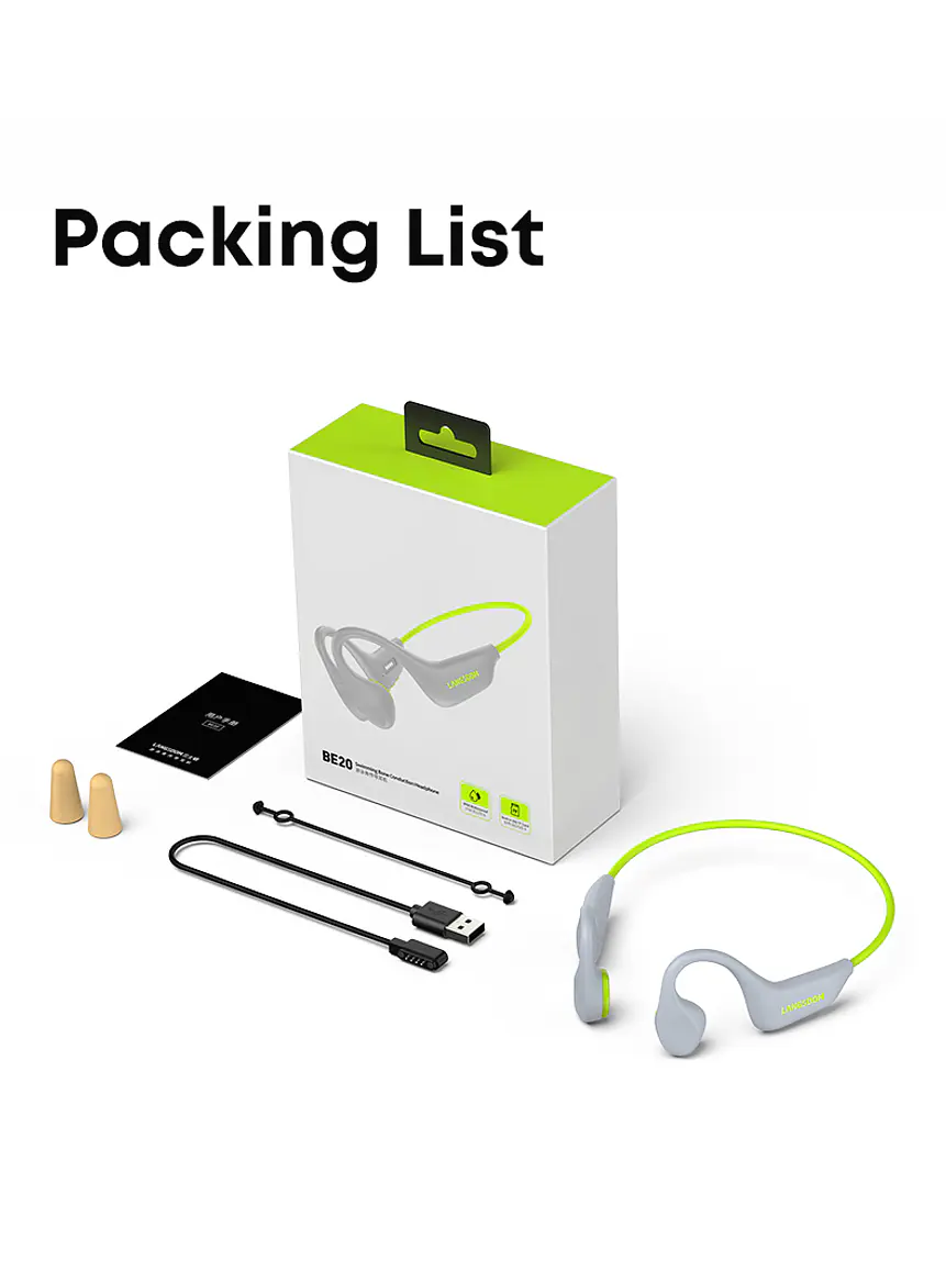 Audífonos Deportivos Langsdom BE20 Bluetooth IPX8 5