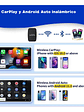 Adaptador inalámbrico CarPlay Android Auto +YouTube y Netflix  - Miniatura 3