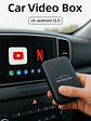 Adaptador inalámbrico CarPlay Android Auto +YouTube y Netflix  - Miniatura 4
