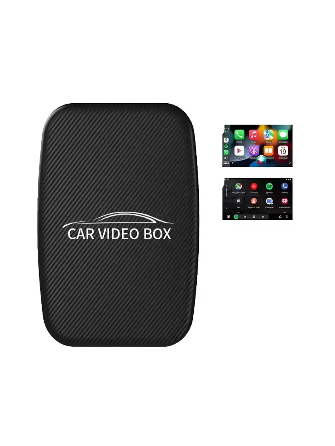 Adaptador inalámbrico CarPlay Android Auto +YouTube y Netflix  1