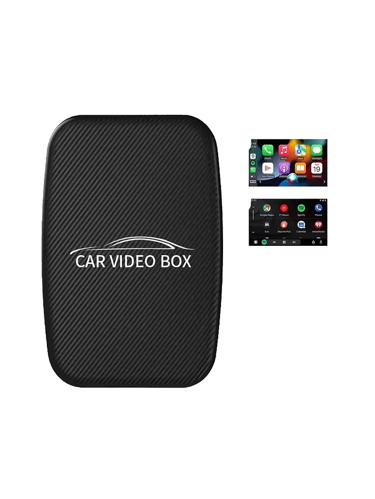 Adaptador inalámbrico CarPlay Android Auto +YouTube y Netflix  1