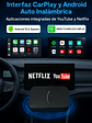 Adaptador inalámbrico CarPlay Android Auto +YouTube y Netflix  - Miniatura 6