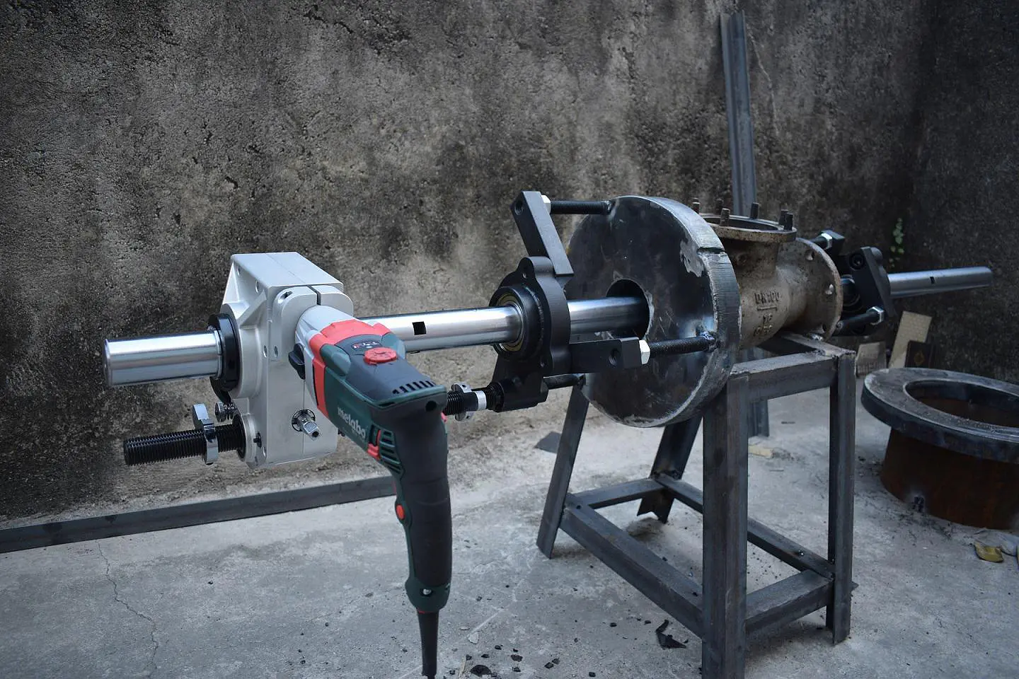 Barrenadora Torno Portatil WS-500 19