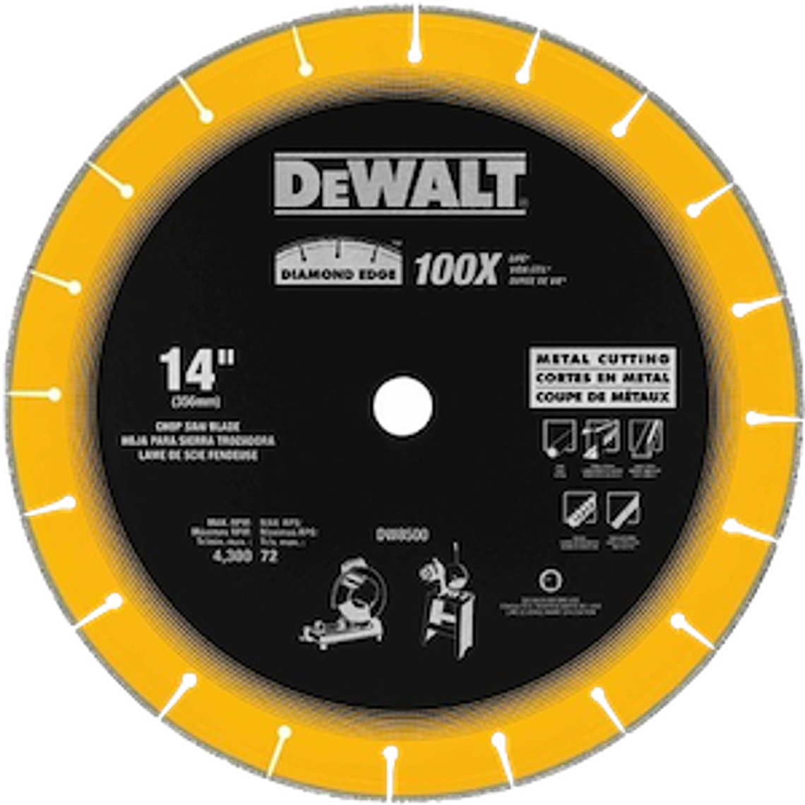 DISCO DIAMENTADO DEWAL (DW8500) 1