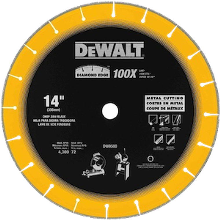 DISCO DIAMENTADO DEWAL (DW8500) 1