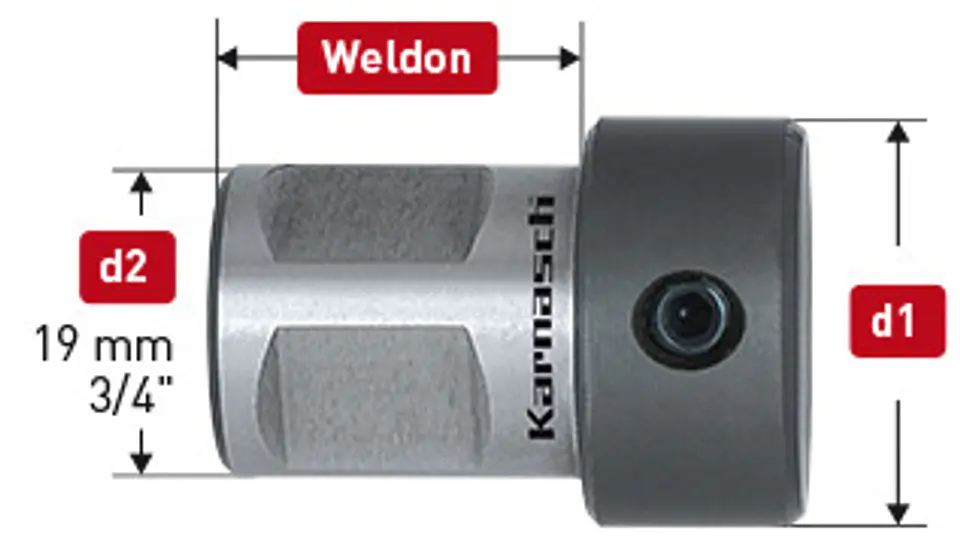 Adaptador Broca 7mm Karnasch 1