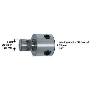Adaptador Fein 6.34 / Universal Shank Karnasch