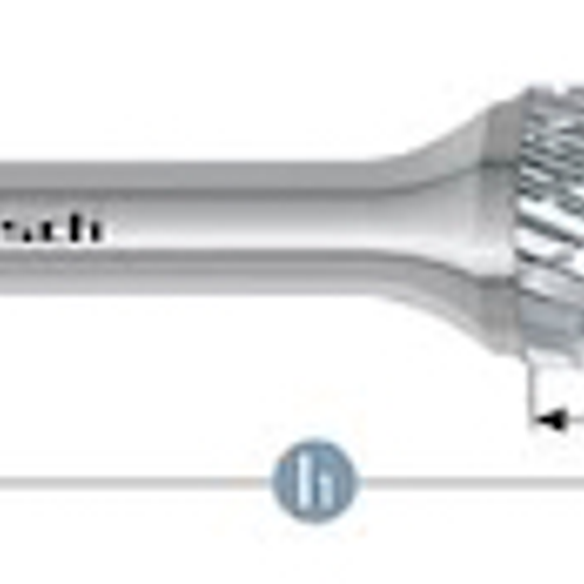 Lima Rotativa karnasch tipo F (RBF) HP-3 12X25X8X70 1
