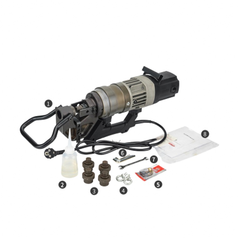 Punzonadora electrohidraulica WORKINSTEEL WS-22E 2