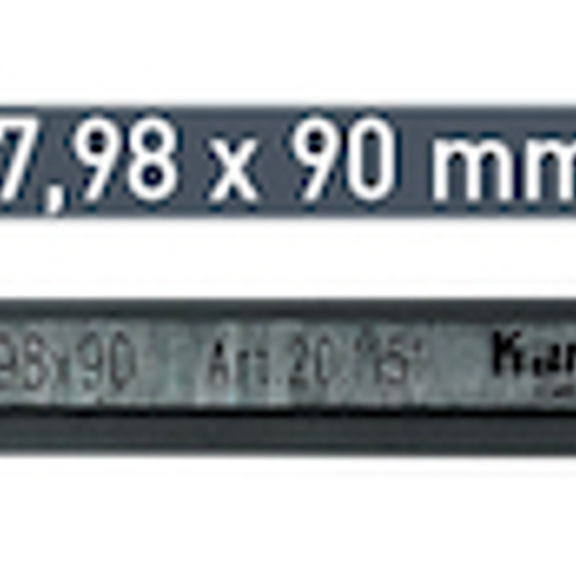 Guia De Centro tct 7.98 x 90mm Karnasch 20.1151 1