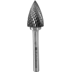 Lima Rotativa Arbol con Punta 5/8" Toma 1/4" Estándar (2) Carb. Tung.