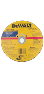 Disco Corte 7'x1/16' Ac. Inox./Metal Plano Dewalt DW84701