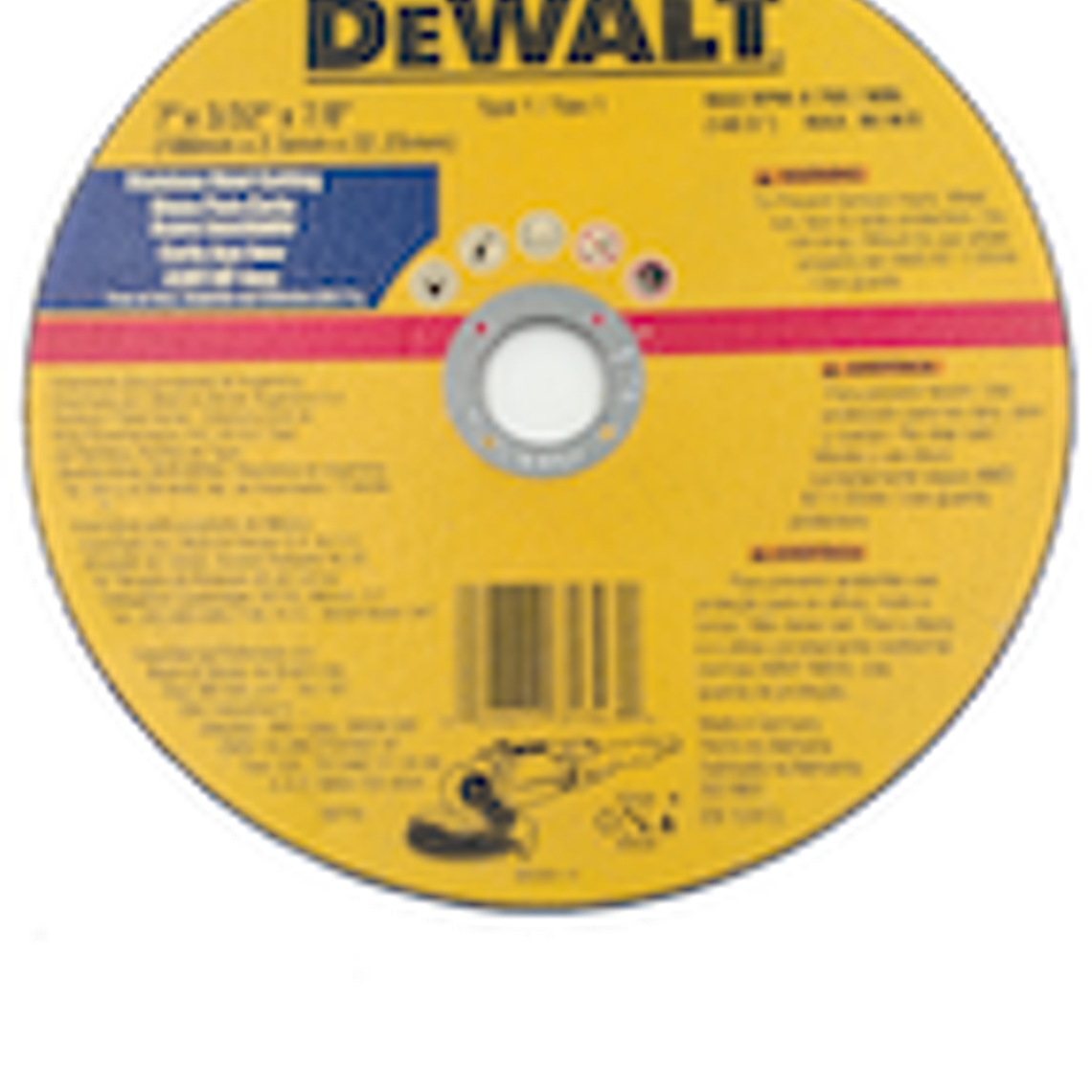 DISCO DE CORTE AC/INOX 7