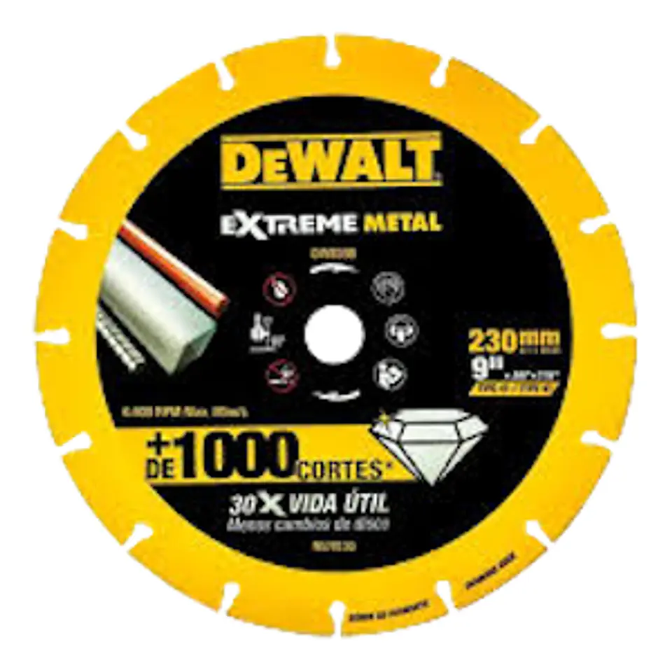 DISCO DIAMANTADO PARA METAL 9\\\ (DW8590) 1