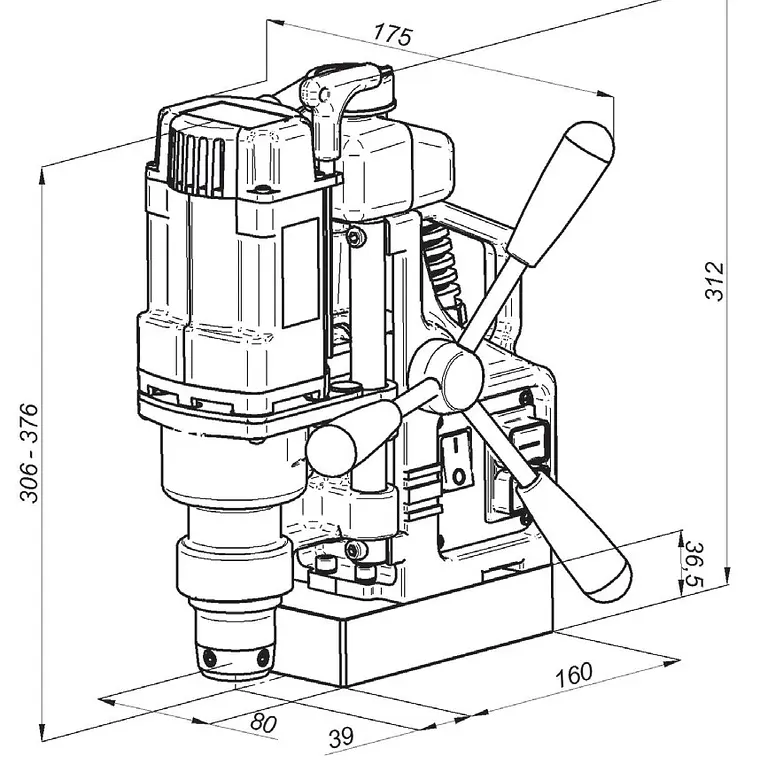 Taladro Magnético PROMOTECH PRO-36  3