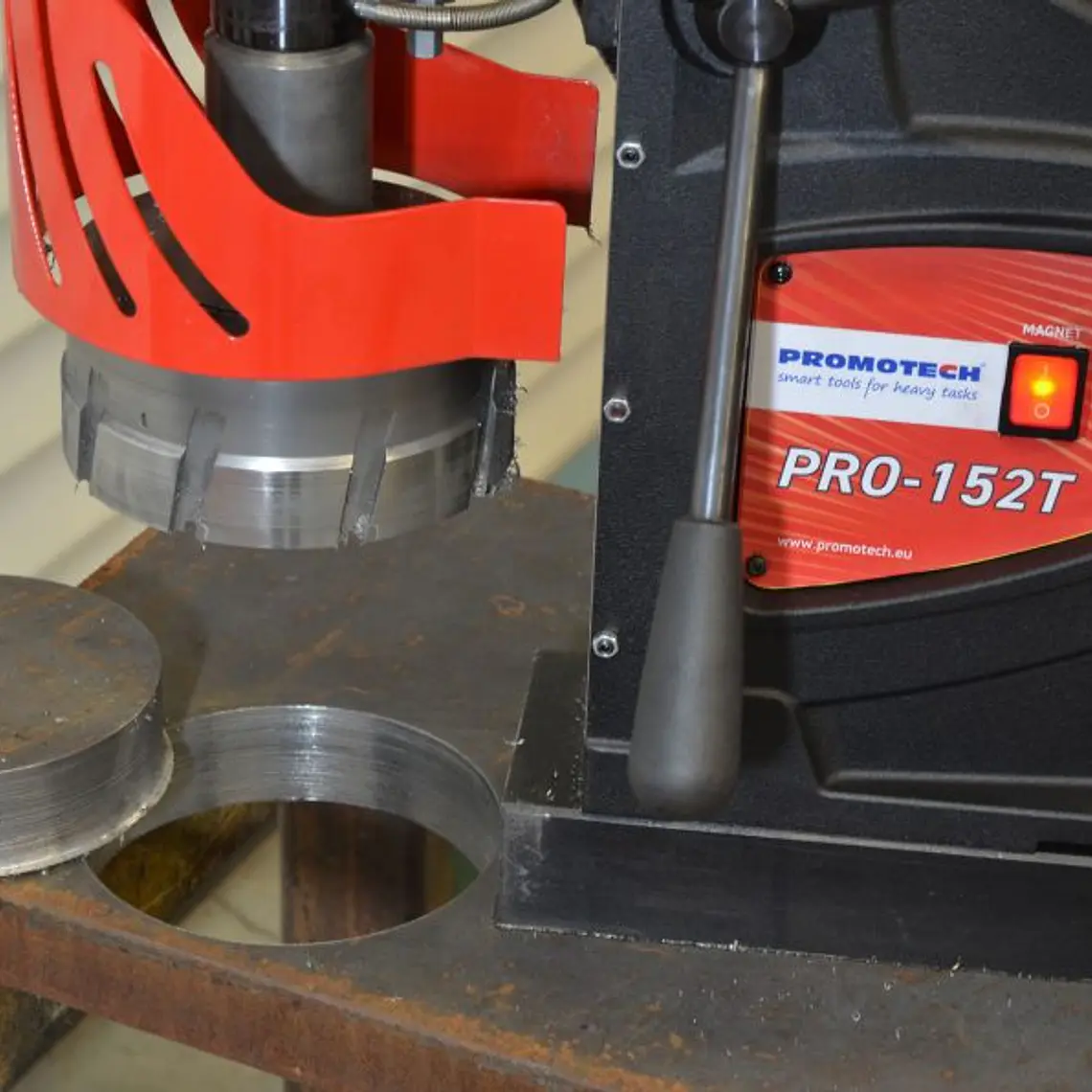 Taladro Magnético PROMOTECH PRO-152T | Perforación y Roscado Industrial Heavy Duty 4