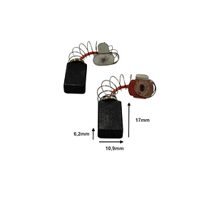 Repuesto Juego de Carbones . Pro-50-75-110 Usa 5000 Mag Force Max 2-Max 3 - Max 4 steelma