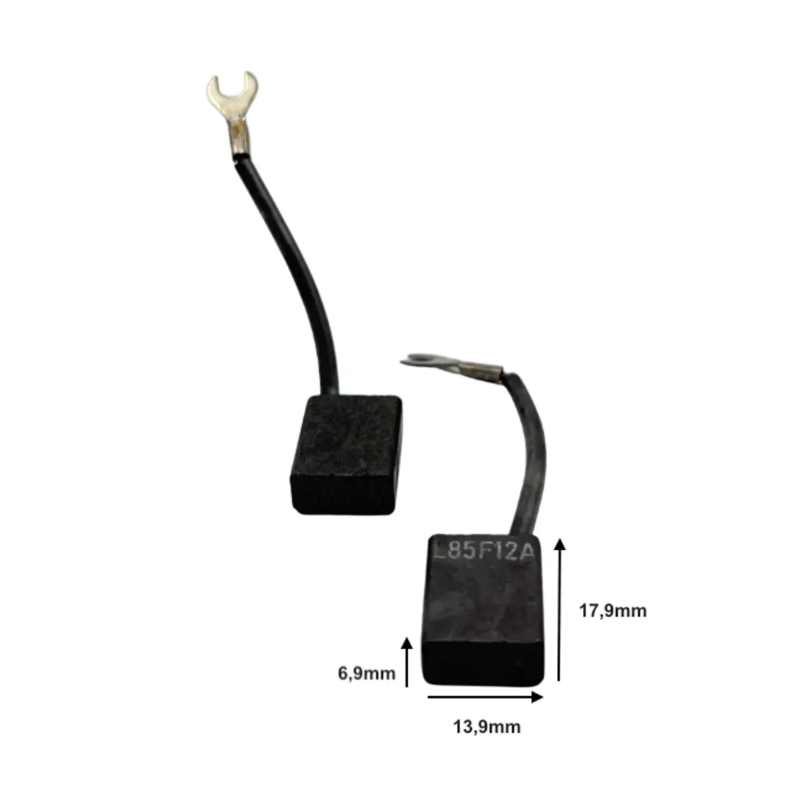 Repuesto Juego de Carbones PRO62 Carbon Brush 1