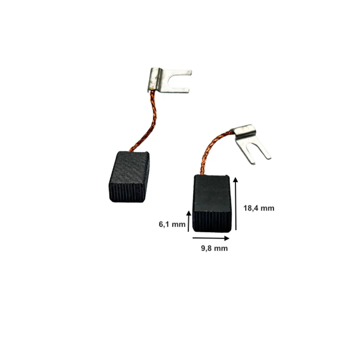 Repuesto Juego de Carbones dx35 (carbon brush) 1