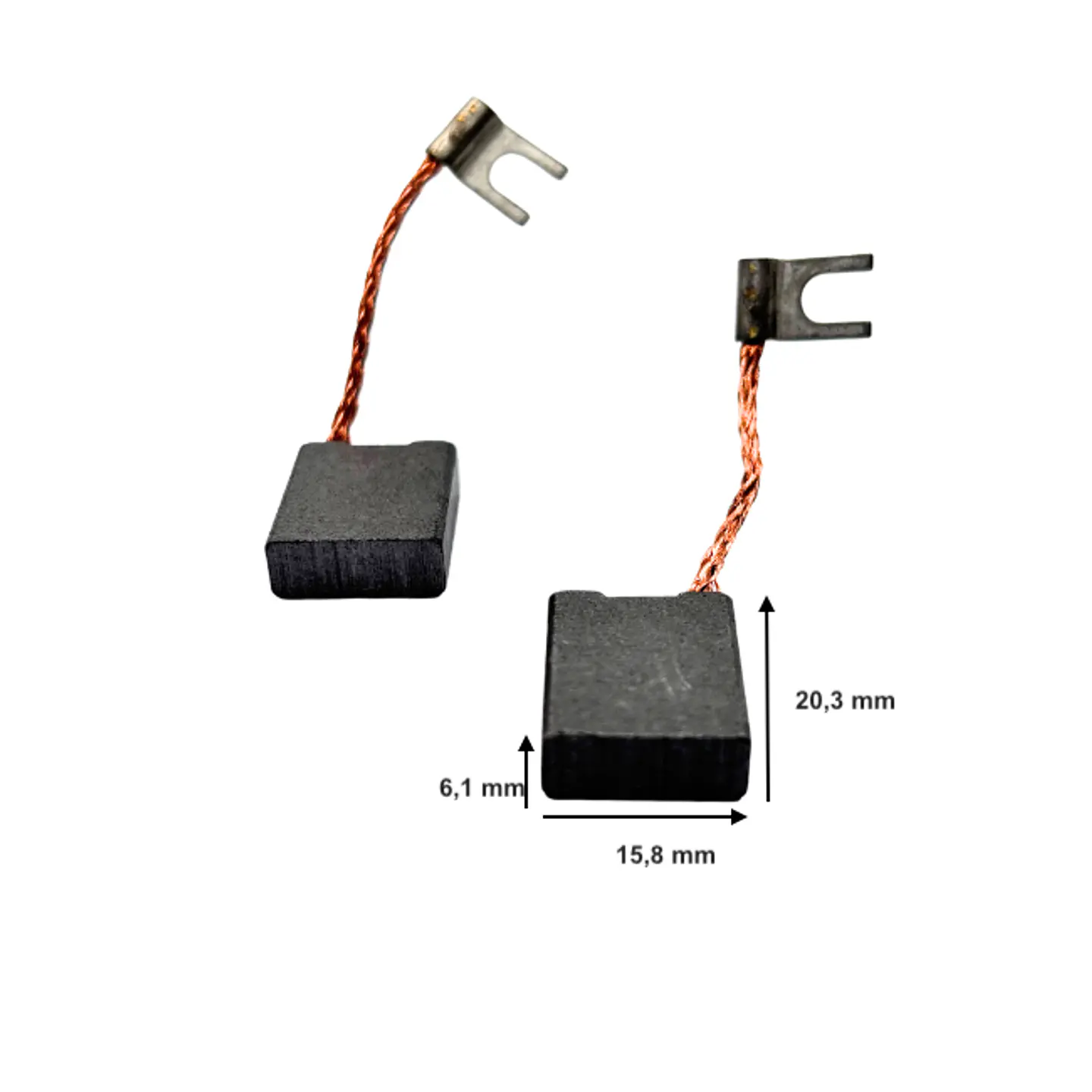 Repuesto Juego de carbon  dx-120 1