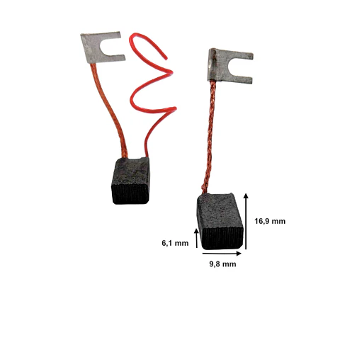 Repuesto Juego de  Carbon Eco 50s+ (carbon brush 220v 050.0147auto) 6A sensor
