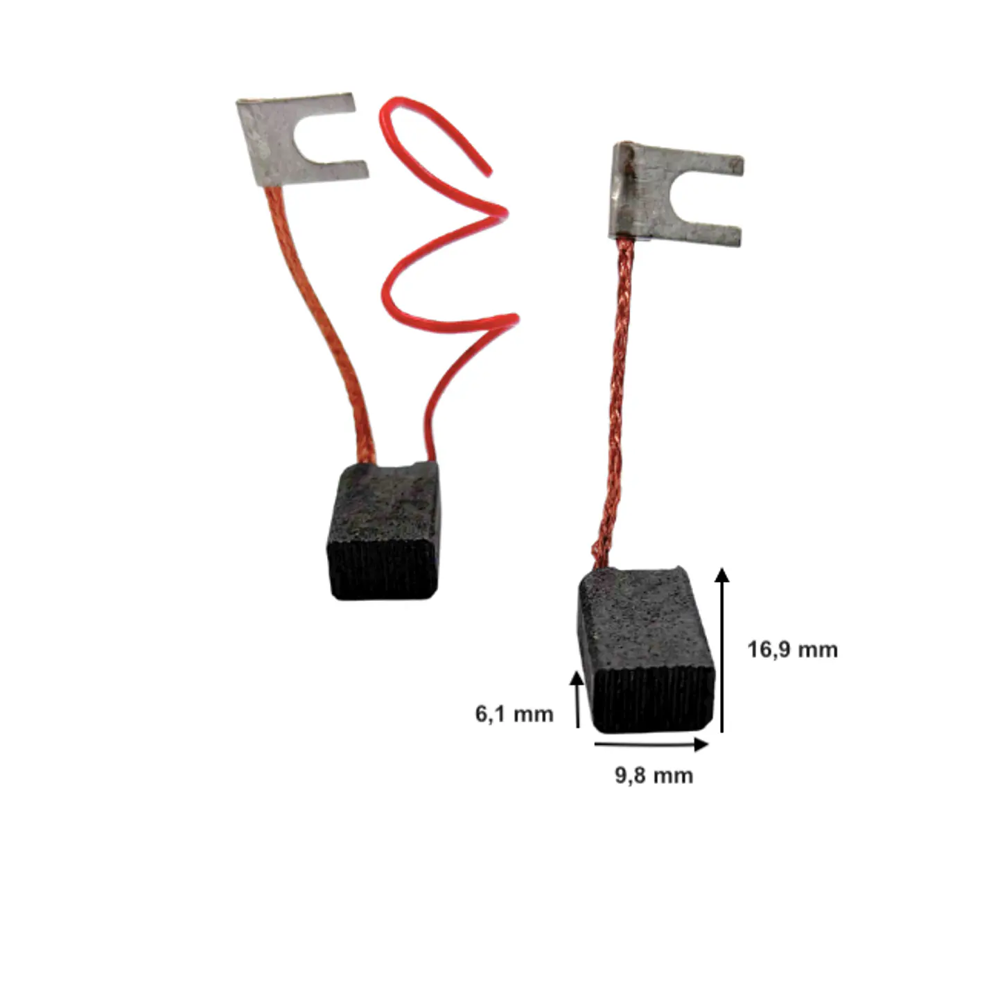 Repuesto Juego de  Carbon Eco 50s+ (carbon brush 220v 050.0147auto) 6A sensor 1