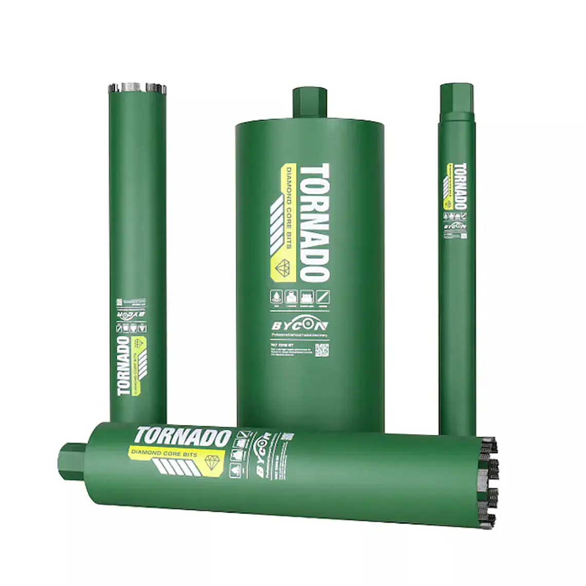 Broca Testiguera Sacatestigo BYCON Tornado 280mm Largo 500mm Util 450mm Toma 1-1/4