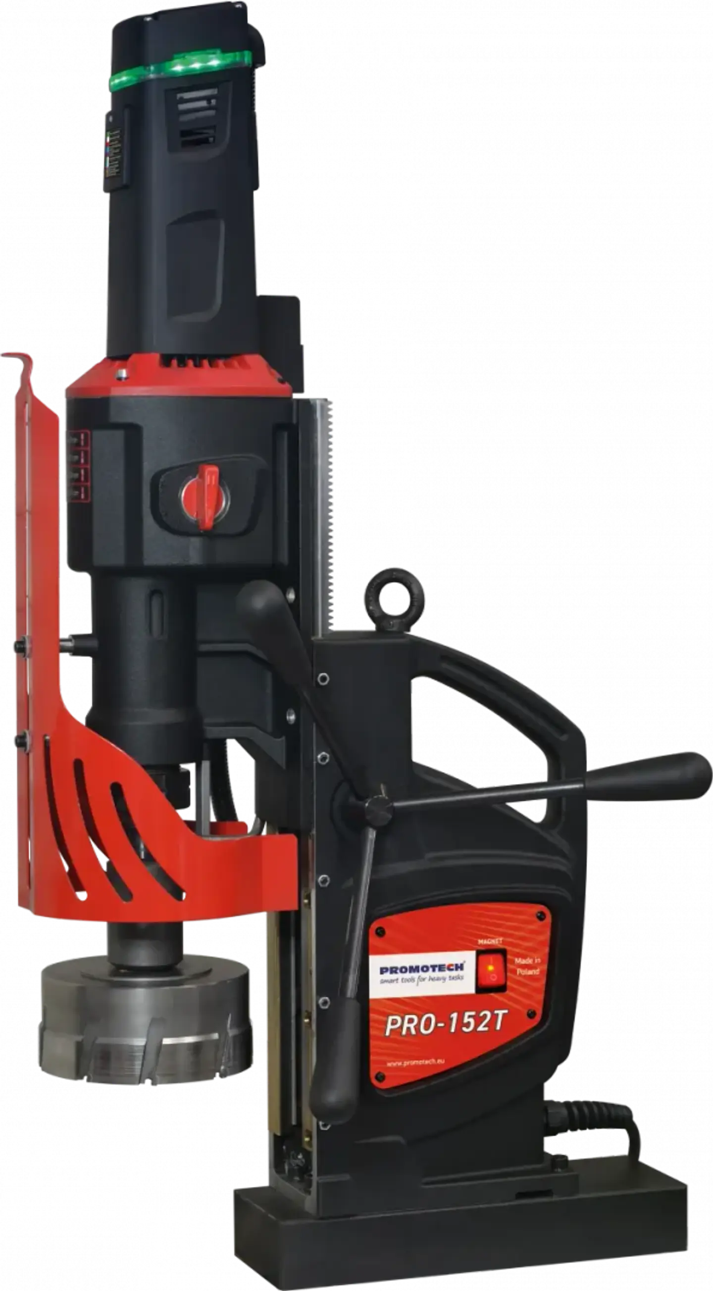 Taladro Magnético PROMOTECH PRO-152T | Heavy Duty Fresa 150mm Roscado M42 1