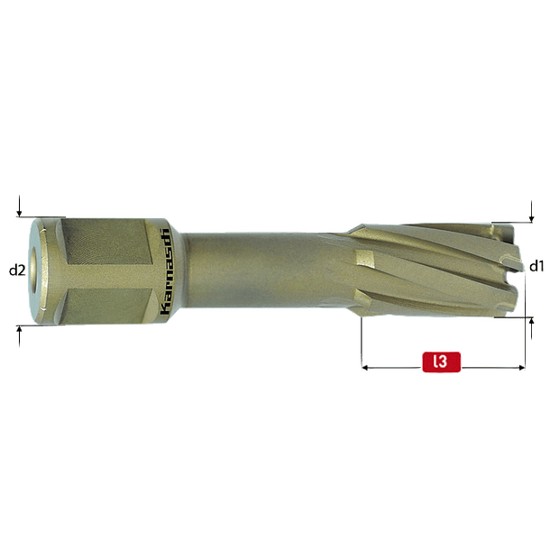 Fresa Karnasch 201316.012 Hard-Line55 T.C.T.Weld.d=12mm