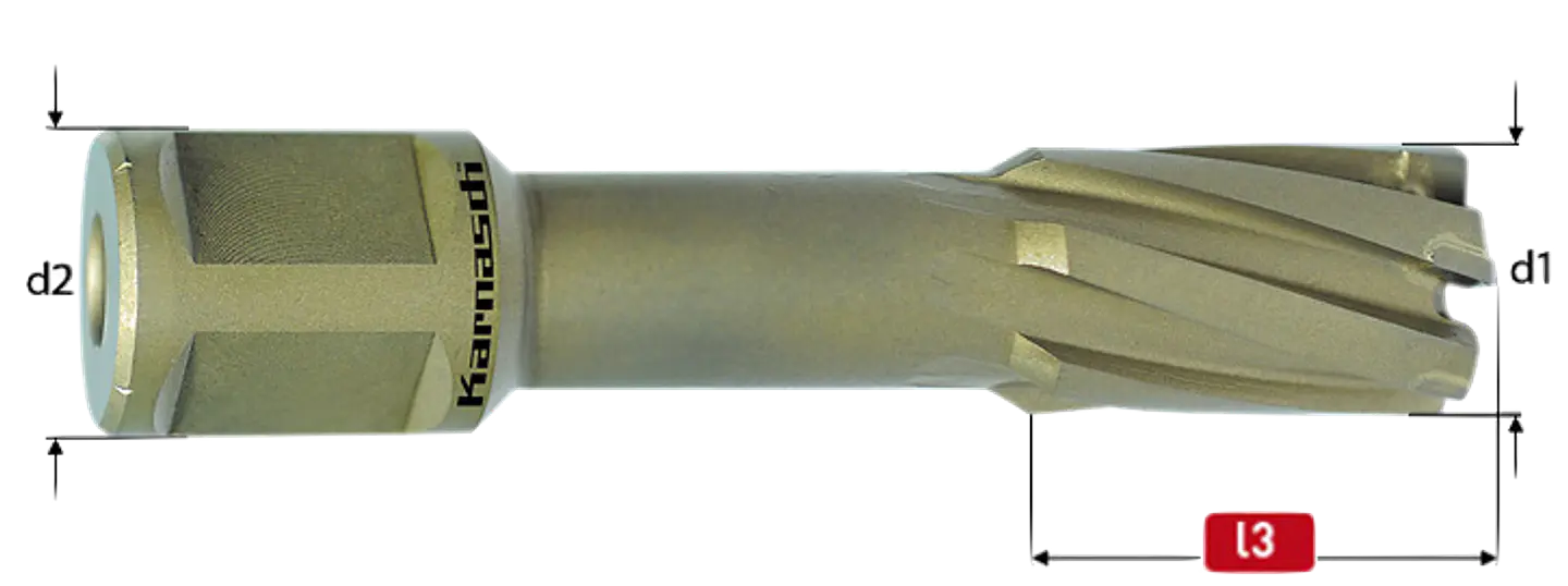 Fresa Karnasch 201316.012 Hard-Line55 T.C.T.Weld.d=12mm 1