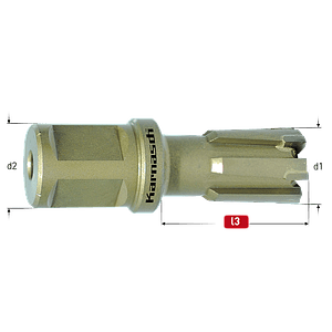 Fresa Karnasch Riel 25 PRO TCT Weldon. 