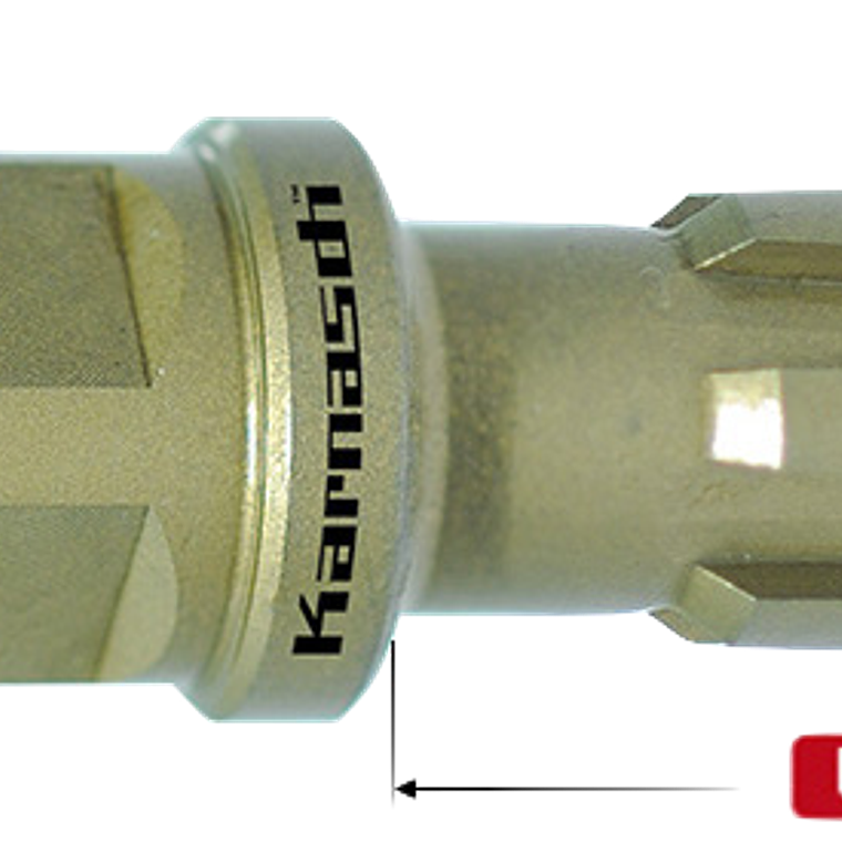 Fresa Karnasch Riel 25 PRO TCT Weldon.  1